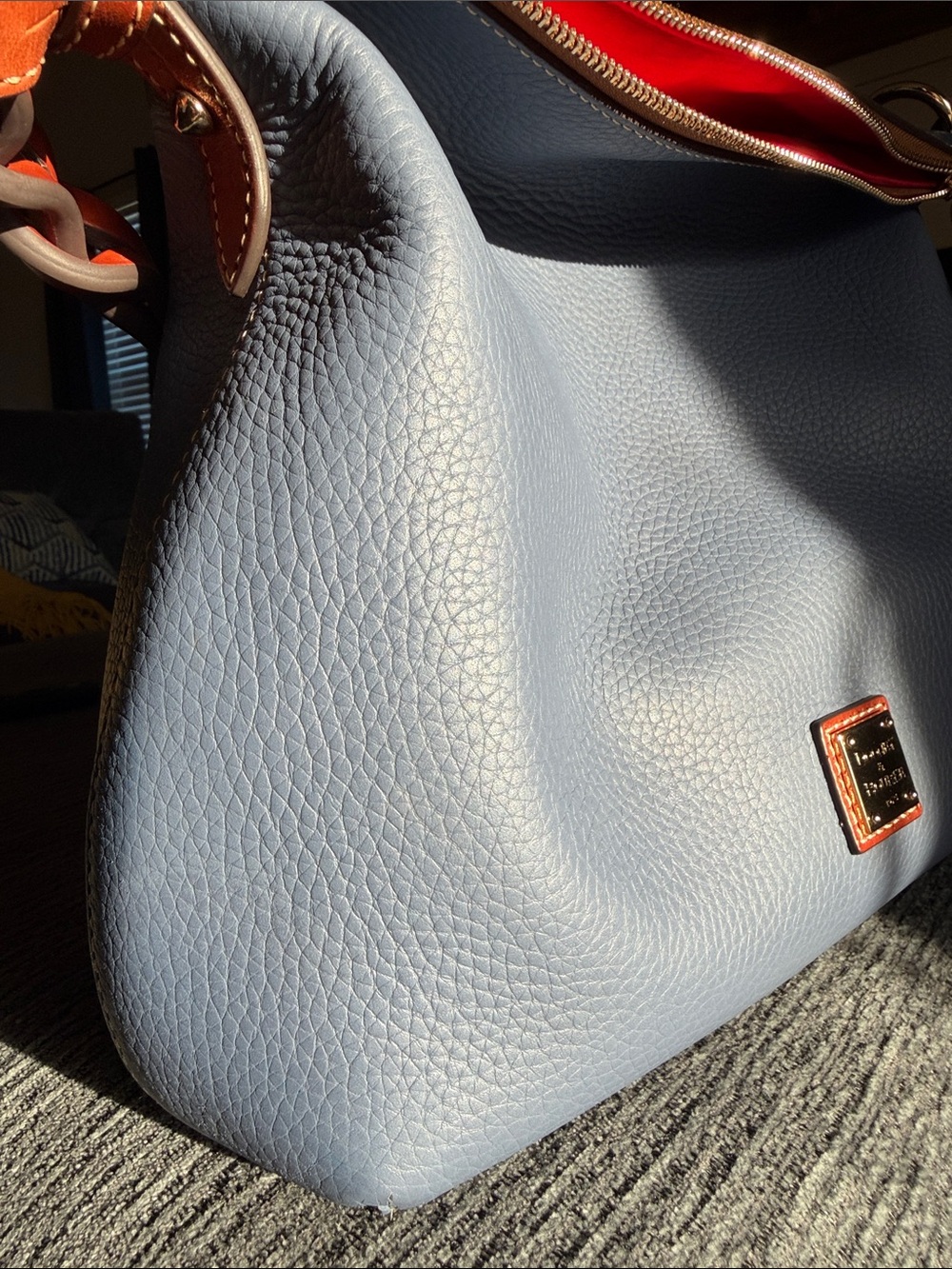 Dooney and Bourke Pebble Grain Twist Strap Hobo - Picture 16 of 16